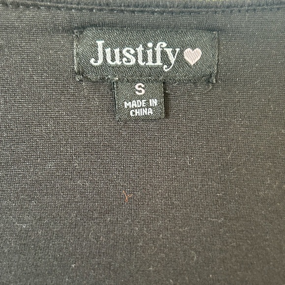 Justify Black Ribbed Maxi Dress - Picture 3 of 6